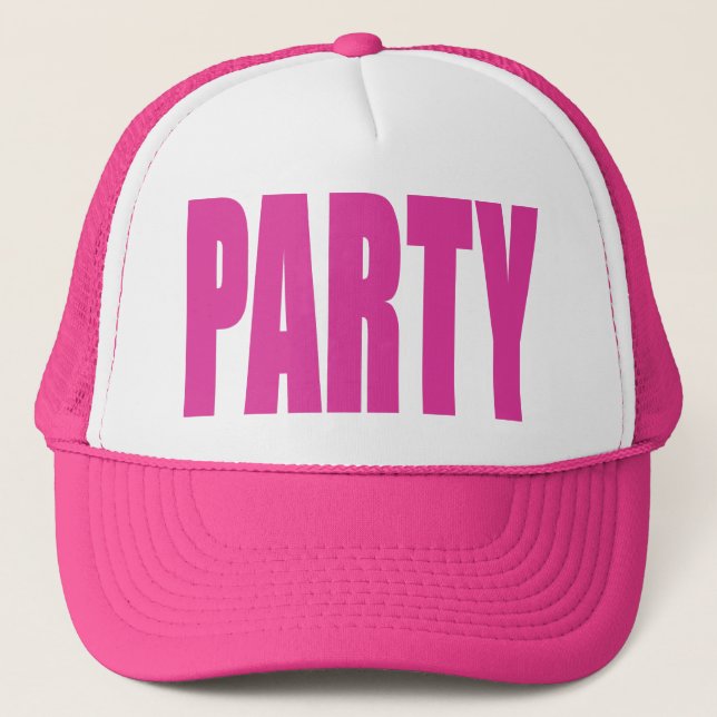 Hot Pink Party Hat (Front)