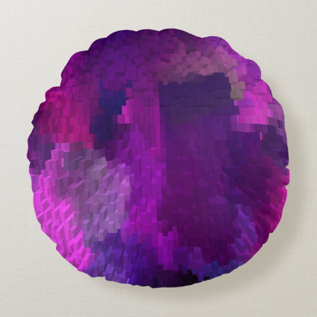 Hot Pink Party Times..... Round Cushion (Front)