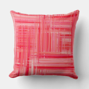 Hot Pink Pastel Colour Art Cushion