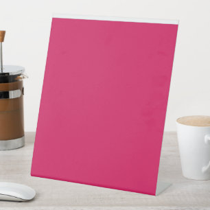 Hot Pink Personalised Pedestal Sign