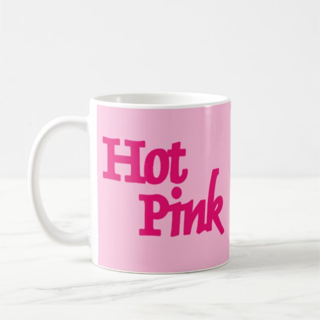 Hot Pink pink mug (Left)