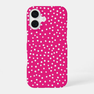 Hot Pink Polka Dot Phone Case