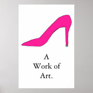 Hot Pink Pump Poster