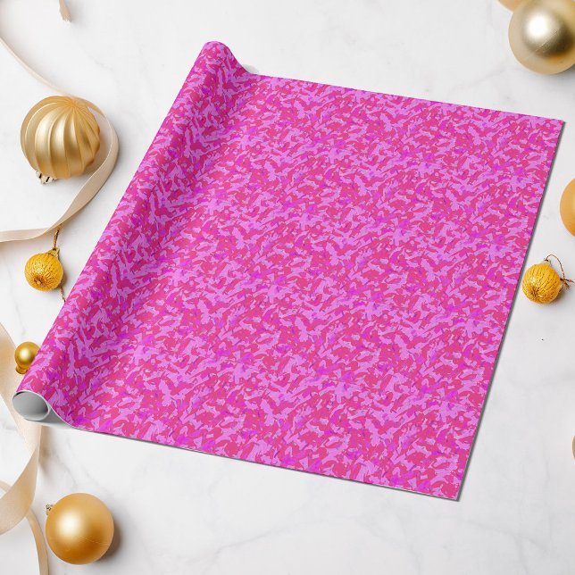 Hot Pink Purple All Occasion Gift Wrapping Paper (Creator Uploaded)