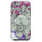 Hot Pink Purple White Floral Ethnic Exotic Mandala