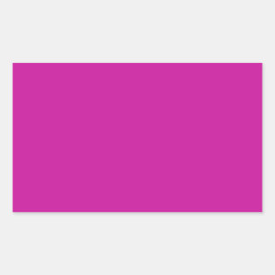 Hot Pink Rectangle Sticker