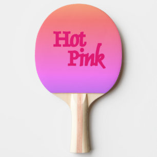 Hot Pink reverse ping pong paddle