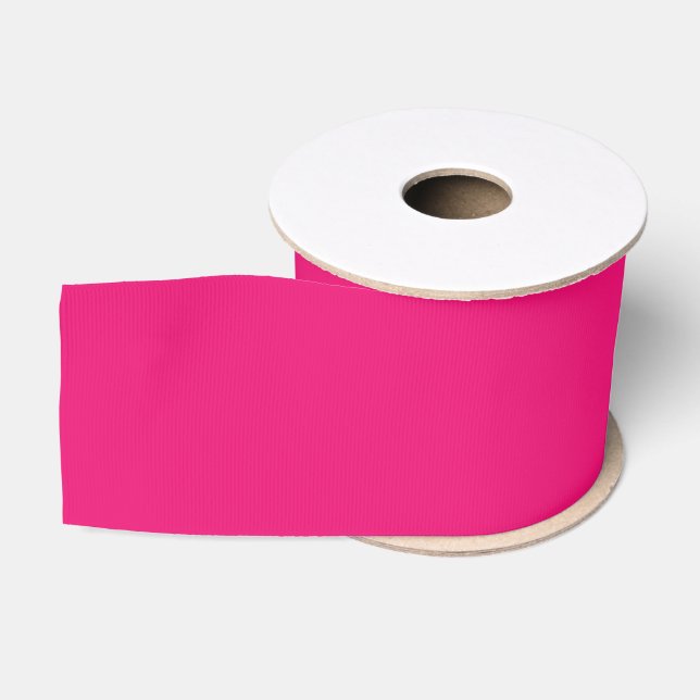 Hot Pink ribbon Grosgrain Ribbon (Spool)