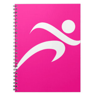 Hot Pink Running; Runner Notebook