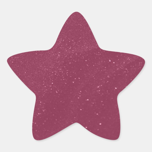 Hot Pink Sand Star Sticker (Front)
