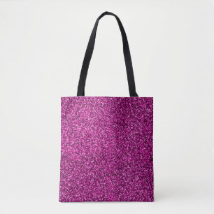 Hot pink Sequin bling Tote Bag