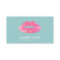 Hot Pink Sequin Lips Beauty Salon Cute  Teal