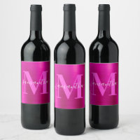 Hot Pink Signature Monogram Foil