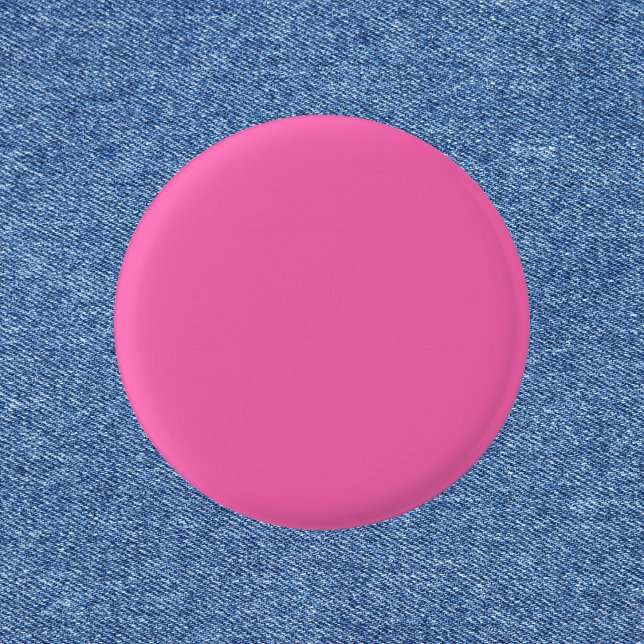 Hot Pink Solid Colour 3 Cm Round Badge (Creator Uploaded)