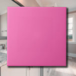 Hot Pink Solid Colour | Classic Elegant Tile<br><div class="desc">Hot Pink Solid Colour | Classic | Elegant | Trendy | Stylish | Gift</div>