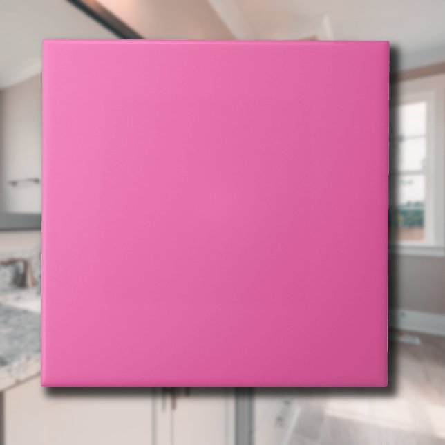 Hot Pink Solid Colour | Classic Elegant Tile (Creator Uploaded)