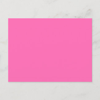 Hot Pink Solid Colour Postcard
