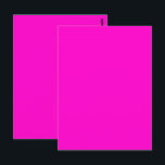 Hot Pink Solid Colour Postcard<br><div class="desc">Postcard Postal Greeting Note Post Card printed with Hot Pink Solid Colour artwork design illustration by TheFabricSeal at Zazzle.com #Zazzle Made https://www.zazzle.com/store/thefabricseal This beautiful and very pretty bright hot pink colour was taken from our design and products collection titled Rainbow Colours Patchwork Geometric Repeat Pattern. Perfect for mixing and matching...</div>