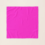 Hot Pink Solid Colour Scarf<br><div class="desc">Scarf chiffon scarves casual fun fashion statement accessory printed with Hot Pink Solid Colour artwork design illustration by TheFabricSeal at Zazzle.com #Zazzle Made https://www.zazzle.com/store/thefabricseal This beautiful and very pretty bright hot pink colour was taken from our design and products collection titled Rainbow Colours Patchwork Geometric Repeat Pattern. Perfect for mixing...</div>