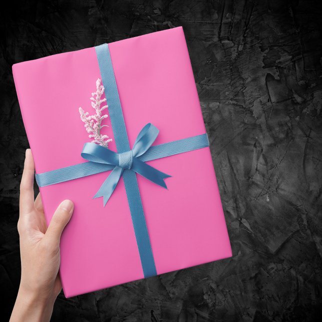Hot Pink Solid Colour Wrapping Paper (Creator Uploaded)