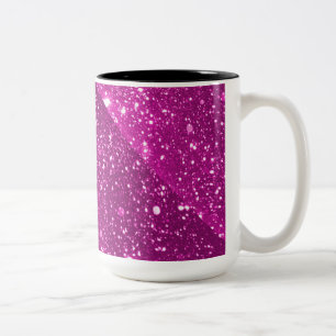Hot Pink Sparkle 2 Toned Mug