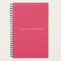 Hot Pink | Spiral Weekly/Monthly 2024 Planner