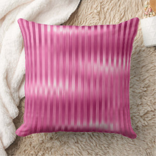 Hot Pink Stripes Cushion