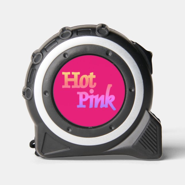 Hot Pink tape measure 1 (Front)
