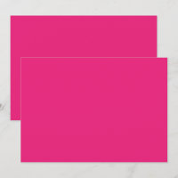 Hot Pink Thank You Card | Bold Minimal Style