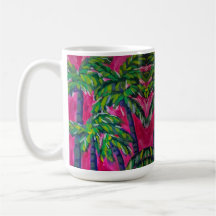 Hot Pink Tropical Palms
