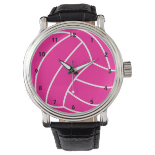 Hot Pink Volleyball Watch