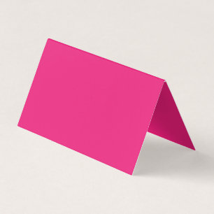 Hot Pink Wedding Bold Solid Color Invite