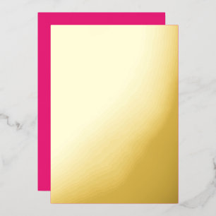 Hot Pink Wedding Bold Solid Colour Invite
