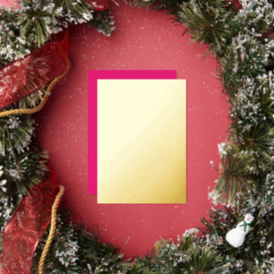 Hot Pink Wedding   Bold Solid Colour Invite