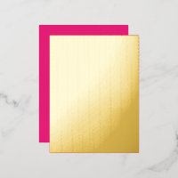 Hot Pink Wedding | Bold Solid Colour Invite