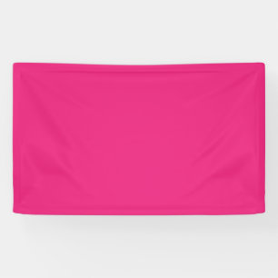 Hot Pink Wedding   Bold Solid Colour Invite Banner