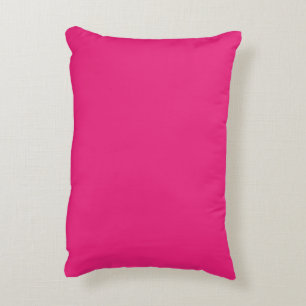 Hot Pink Wedding Bold Solid Colour Invite Decorative Cushion