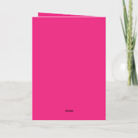 Hot Pink Wedding | Bold Solid Colour Invite