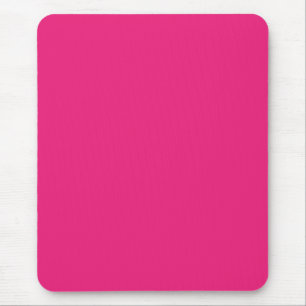 Hot Pink Wedding Bold Solid Colour Invite Mouse Pad