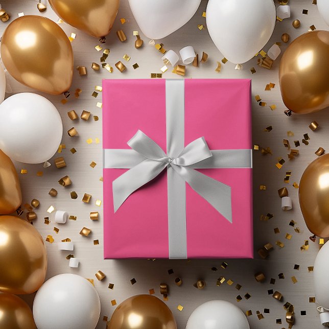 Hot Pink Wrapping Paper Roll (Creator Uploaded)