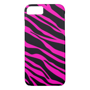 Hot Pink Zebra Striped Case-Mate iPhone Case