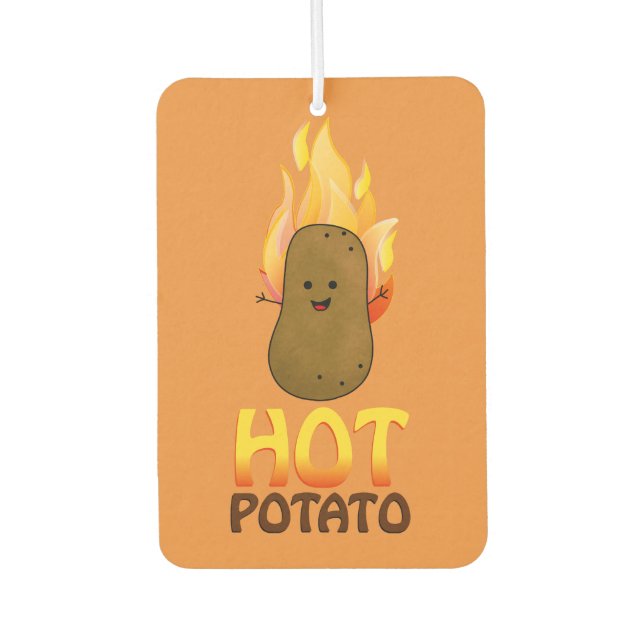 Hot Potato Car Air Freshener (Front)