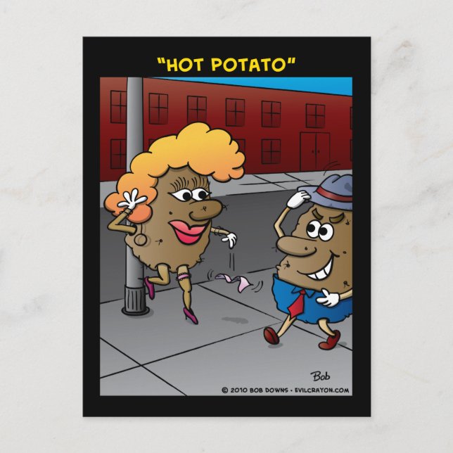 "Hot Potato" Postcard (Front)