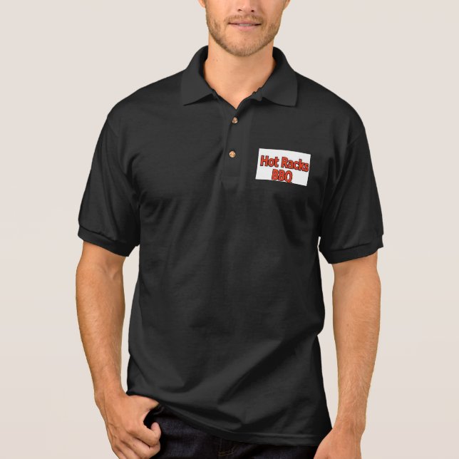 Hot Racks BBQ Polo Shirt (Front)
