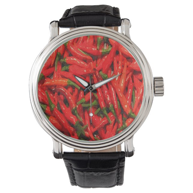 Hot Red Chilis Watch (Front)