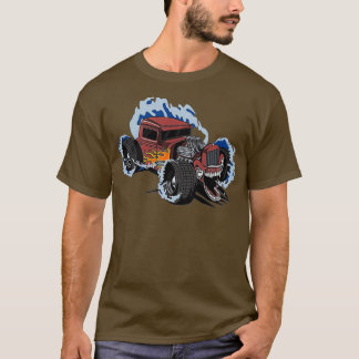 Hot Road Monster Car T-Shirt