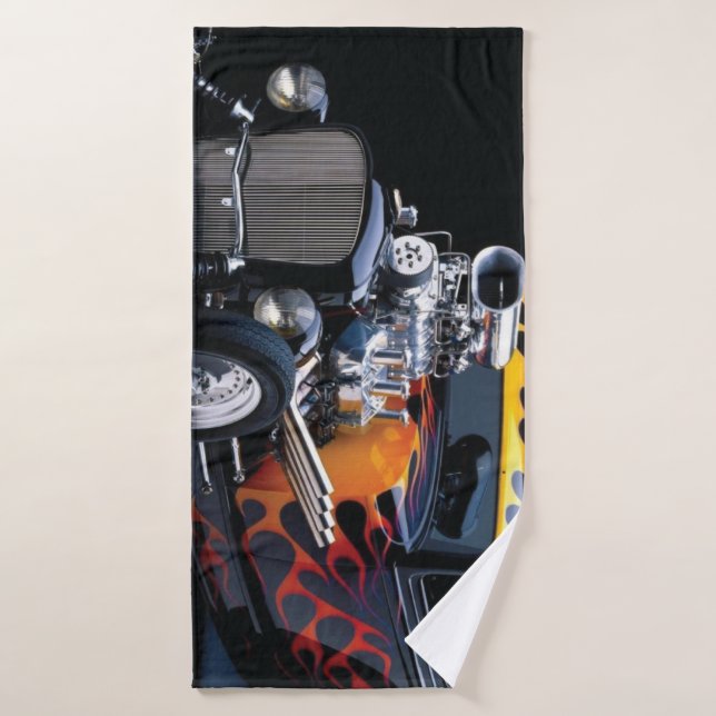 Hot rod bath towel (Bath Towel)