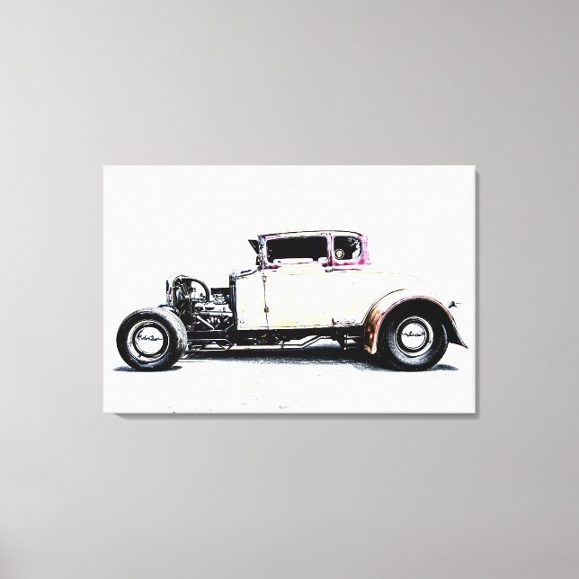 Hot Rod Coupe Canvas Print (Front)