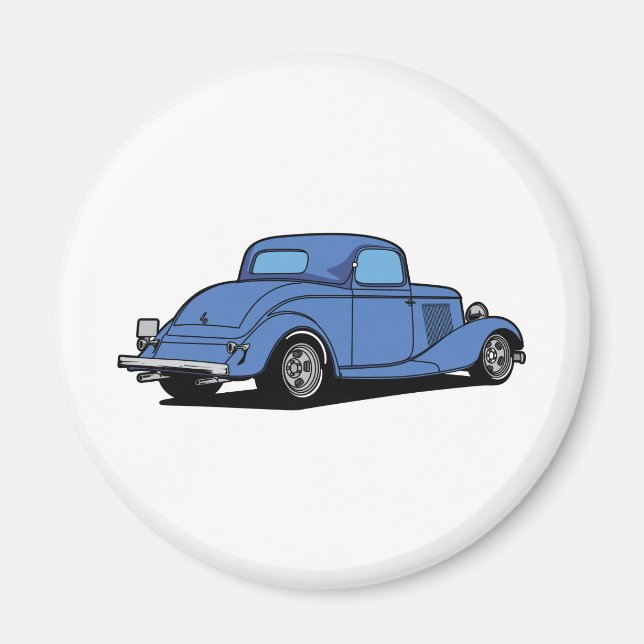 Hot Rod Coupe Magnet (Front)