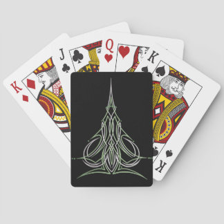 Hot Rod Custom Car Pinstripe Pinstriping Art Playing Cards